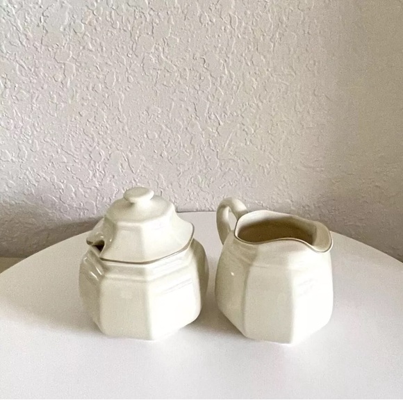 Mikasa Romantics Creamer and Sugar Bowl w/Lid Gold Trim C5000 Made In Japan - Picture 4 of 10